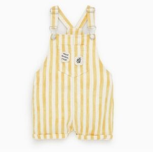 Zara | Baby striped Overalls